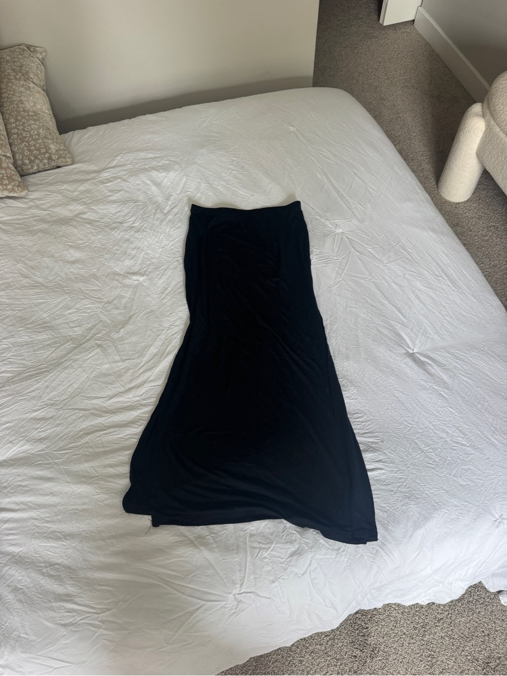 Brandy Melville Black Women's Maxi Skirt - Super Stretch Jersey